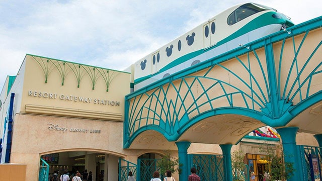 Resort Gateway Station is the entry point for the resort