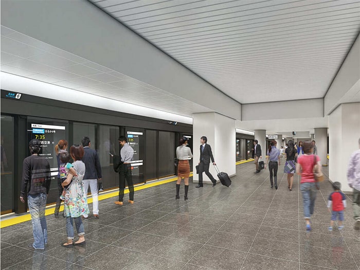 Platforms fitted with full-screen platform gates