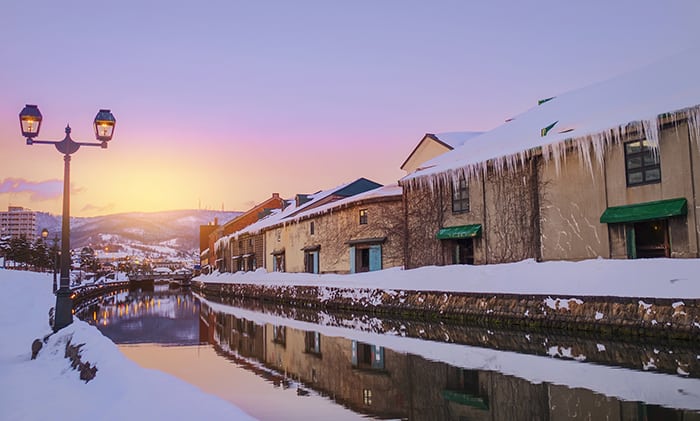 Otaru Canal in the winter