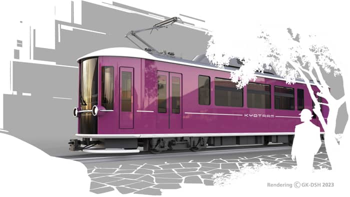 A design image of the new Kyotram