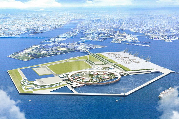 Osaka Expo 2025 site on the Yumeshima Island