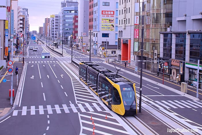 Utsunomiya plans to extend the line through the city center