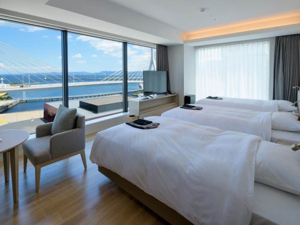 A variety of guest rooms are available