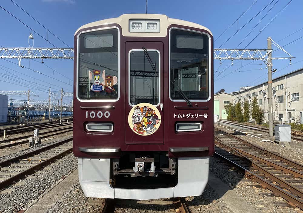 Tom and Jerry trains are now running on Hankyu's Kobe, Takarazuka and Kyoto lines