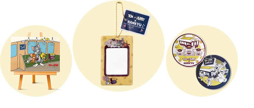 Tom and Jerry x Hankyu stamp rally prizes