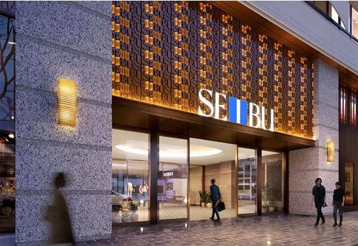 The front of Seibu Ikebukuro Main Store after renovation