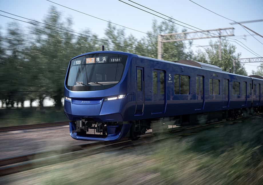 The new Sotetsu #13000 series train