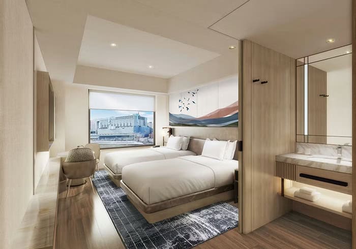 Courtyard by Marriott Kyoto Station guest room interior