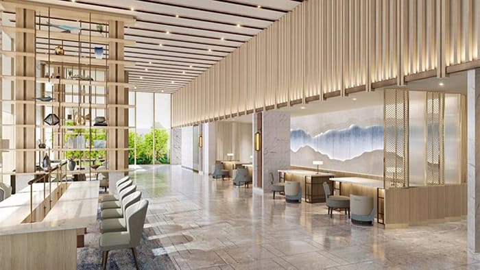 Hotel lobby