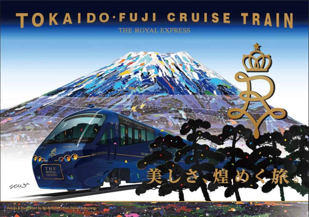 The Royal Express Tokaido-Fuji Cruise Train Offers Two Luxury