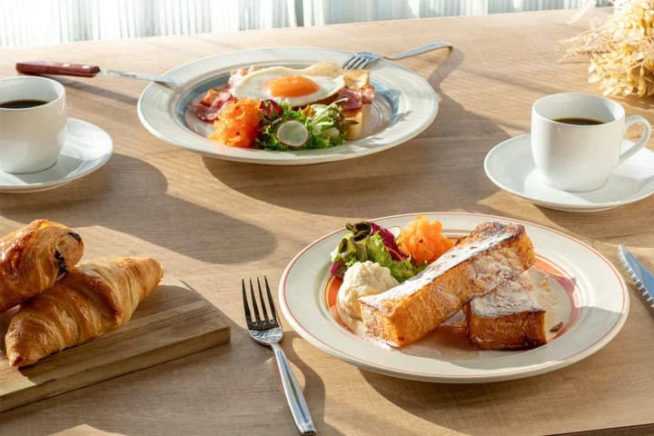 A buffet-style breakfast will be available from 6:30 to 11:00