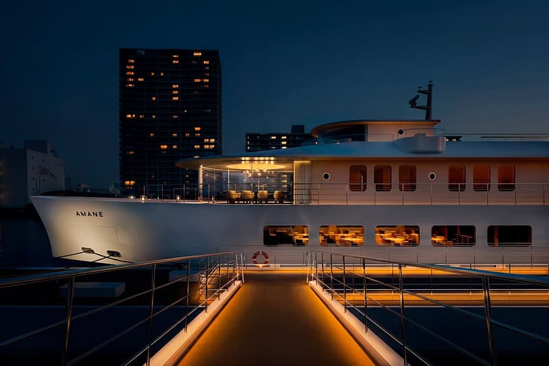 Approaching the ship from the pier